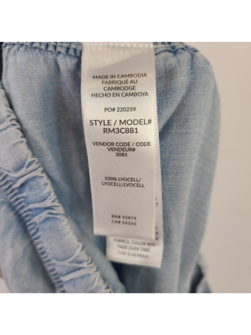 NEW Splendid Women's Light Wash Chambray Wide-Leg Crop Pants Size M MSRP $178 - Picture 8 of 8